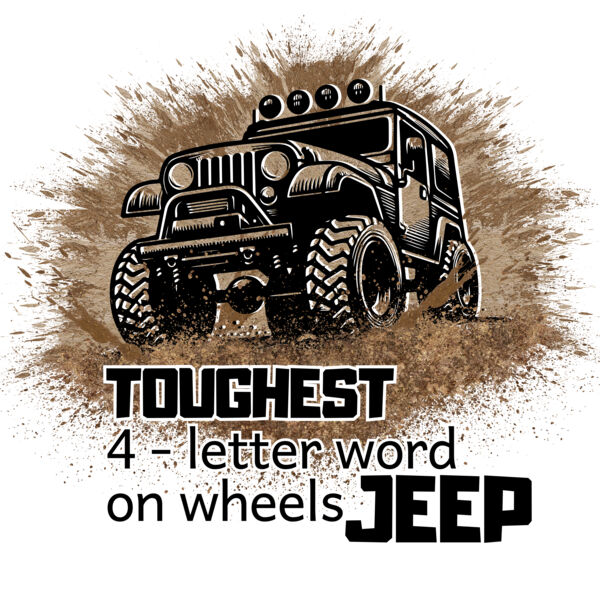 Toughest 4 - letter word on wheels JEEP Thumbnail