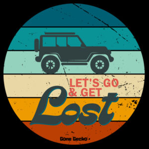 Lets Go & Get Lost - AS Colour Womens Mali Tee Design