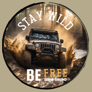 Stay Wild Be Free  - AS Colour Mens Block T shirt Design