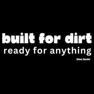 Built for Dirt Ready for Anything - AS Colour Womens Bevel V-Neck Tee Design