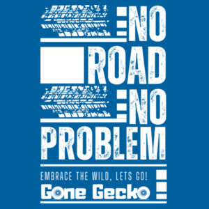 No Road No Problem - AS Colour Womens Maple Tee Design
