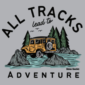 All Tracks Lead to Adventure - AS Colour Womens Mali Tee Design