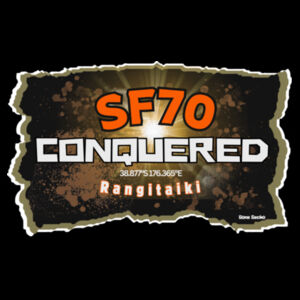 SF70 Conquered - AS Colour Mens Block T shirt Design