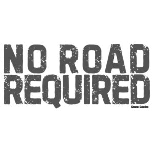 No Road Required - Thread Project Unisex Summer Tee Design