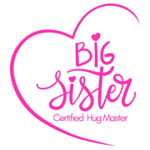 Big Sister Certified Hug Master - Cloke Kids Outline Tee Design