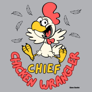Chief Chicken Wrangler - Cloke Kids Outline Tee Design