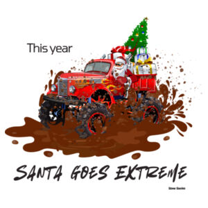 This Year Santa Goes Extreme - JB's Infant Tee Design