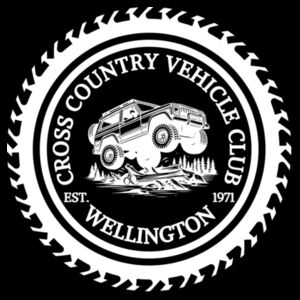 CCVC White on Black - AS Colour Wide Brim Bucket Hat Design