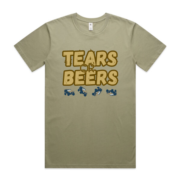 Tears or Beers - AS Colour Mens Block T shirt Thumbnail
