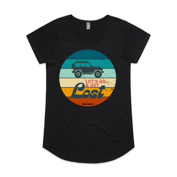 Lets Go & Get Lost - AS Colour Womens Mali Tee Thumbnail