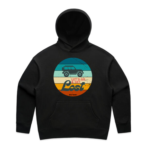 Lets Go & Get Lost - AS Colour Womens Relax Hood Thumbnail