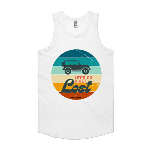 Lets Go & Get Lost - AS Colour Mens Authentic Singlet Thumbnail