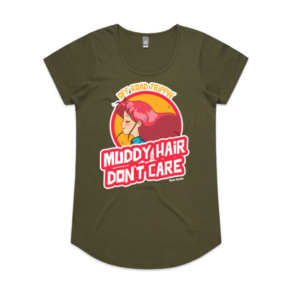 Muddy Hair Don't Care - AS Colour Womens Mali Tee Thumbnail