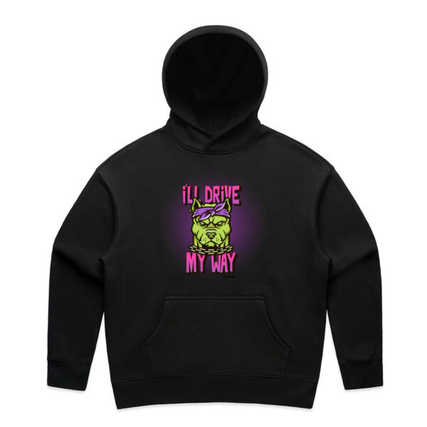 I'll Drive My Way - AS Colour Womens Shallow Scoop Tee - AS Colour Womens Relax Hood Thumbnail