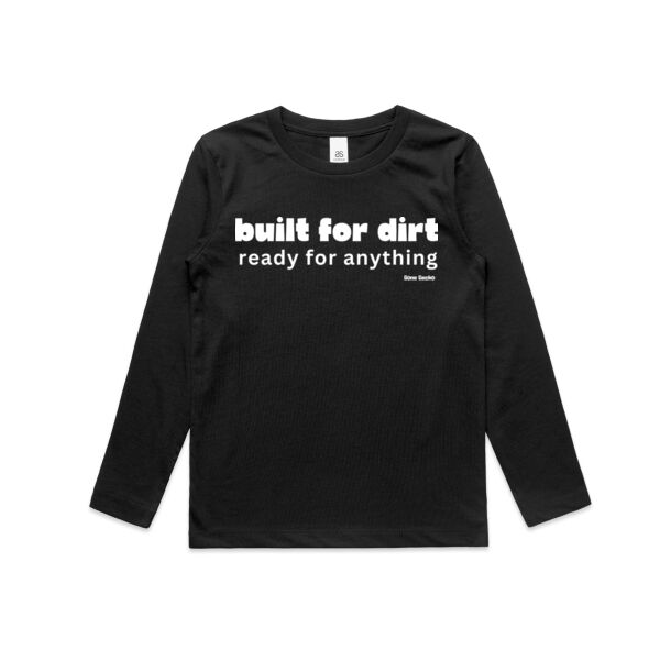 Built for Dirt Ready for Anything - AS Colour Kids Longsleeve Tee Thumbnail