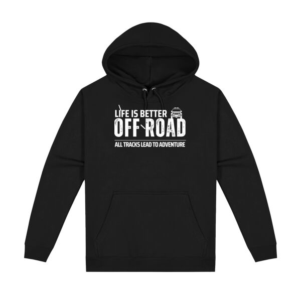 Life is Better Off Road - Cloke Mens Origin Hoodie Thumbnail
