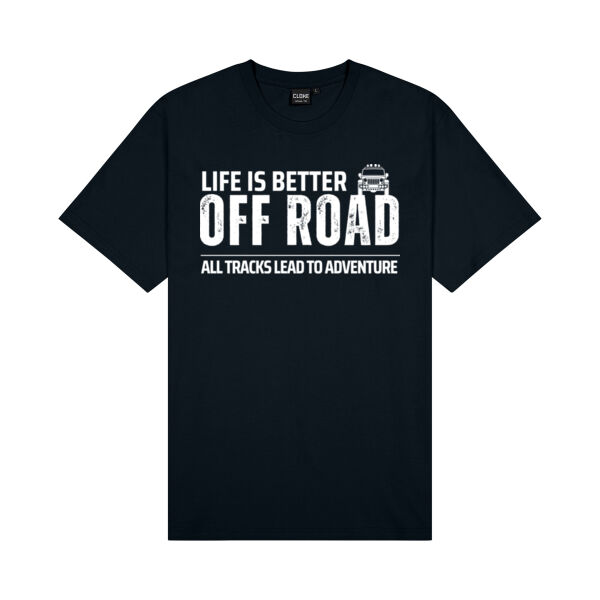 Life is Better Off Road - Cloke Kids Outline Tee Thumbnail