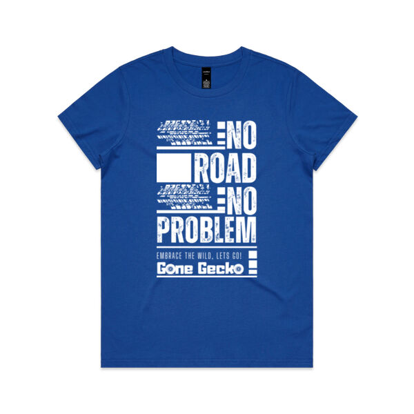 No Road No Problem - AS Colour Womens Maple Tee Thumbnail