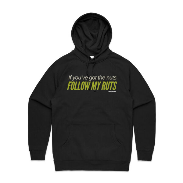 If you've got the nuts, follow my ruts.  - AS Colour Mens Supply Hood Thumbnail