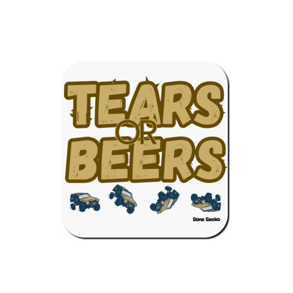 Tears or Beers - Coaster - Square Hardboard Thumbnail