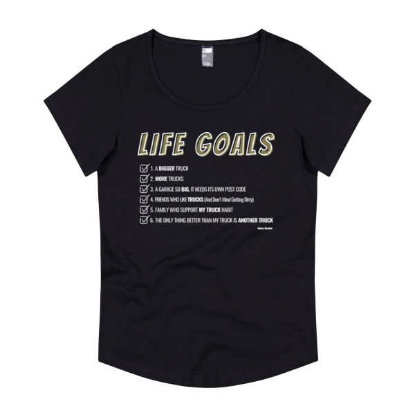 Life Goals, A bigger Truck - Thread Project Womens Jazz Tee Thumbnail
