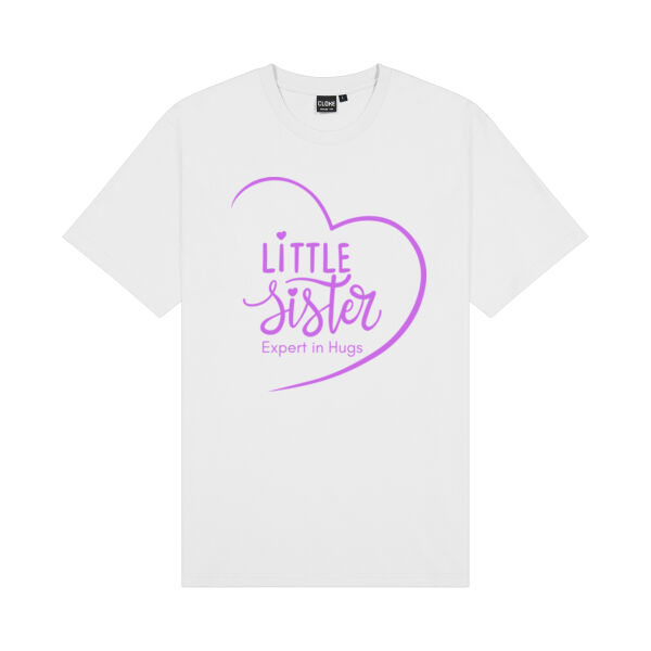 Little Sister Expert in Hugs - Cloke Kids Outline Tee Thumbnail