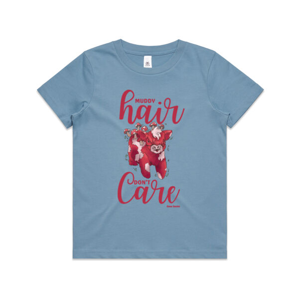 Muddy Hair Dont Care - AS Colour Kids Youth T shirt Thumbnail