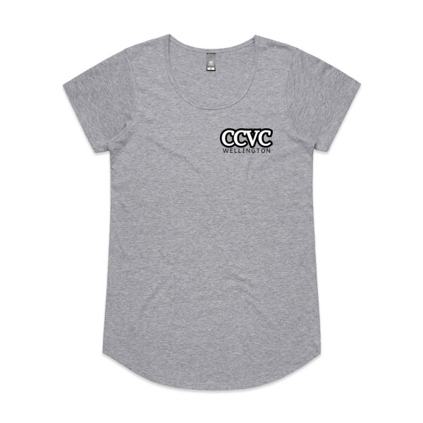 CCVC Black Print - AS Colour Womens Mali Tee Thumbnail