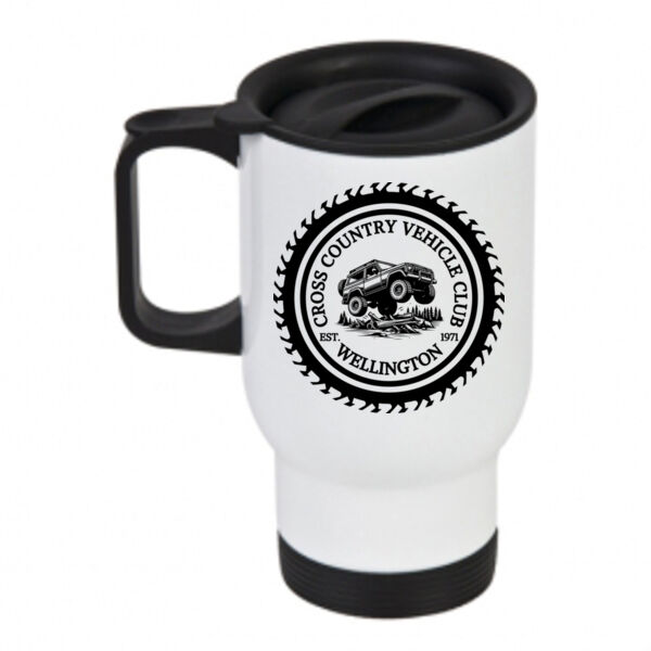 CCVC - Black Print - Travel Mug Thumbnail