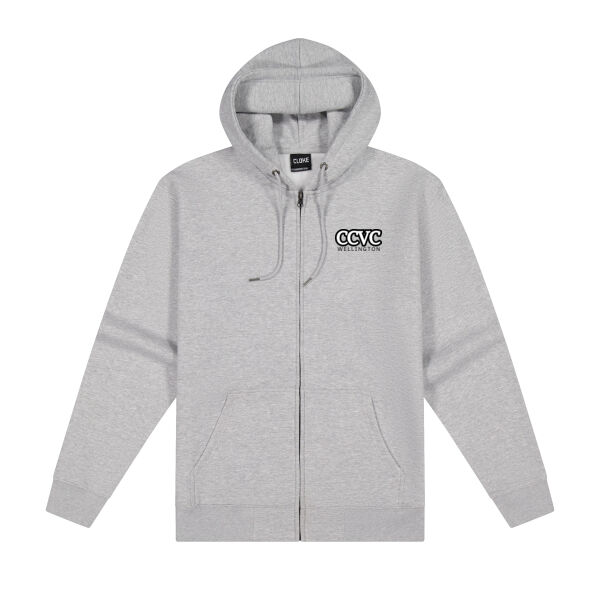 CCVC Black Print - Cloke Mens Campfire Zip Hoodie V2 Thumbnail