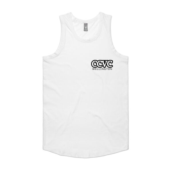 CCVC Black Print - AS Colour Mens Authentic Singlet Thumbnail
