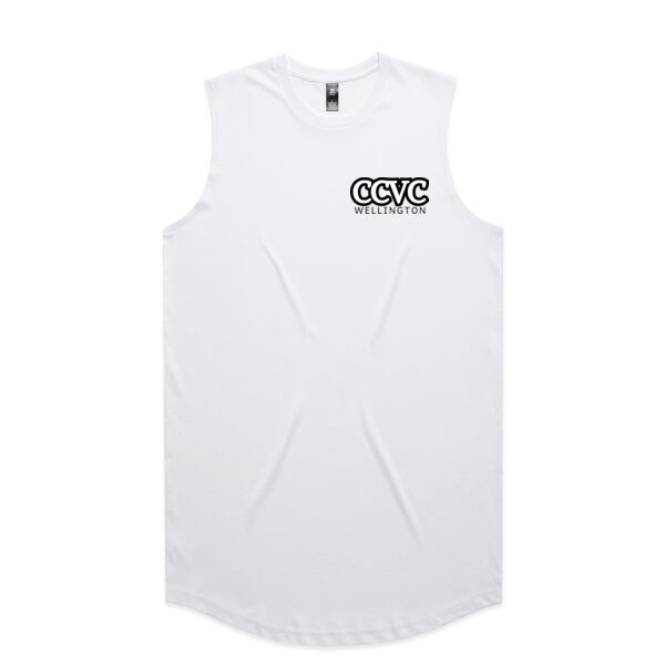 CCVC Black Print - AS Colour Mens Staple Curve Tank Thumbnail