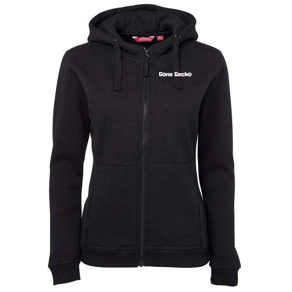 Life is better Off Road Gone Gecko - JB's Ladies Full Zip Fleecy Hoodie Thumbnail