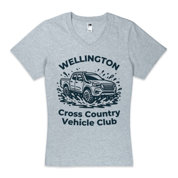 CCVC Black Print Competition Winner - Thread Project Womens Eden V-Neck Tee Thumbnail