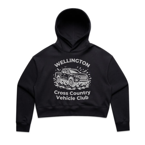 CCVC Light print Competition Winner Design - AS Colour Mens Block T shirt - AS Colour Womens Relax Crop Hood Thumbnail