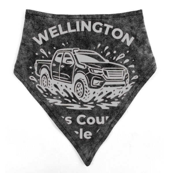CCVC Light print Competition Winner Design - Stonewash Bandana Bib Thumbnail