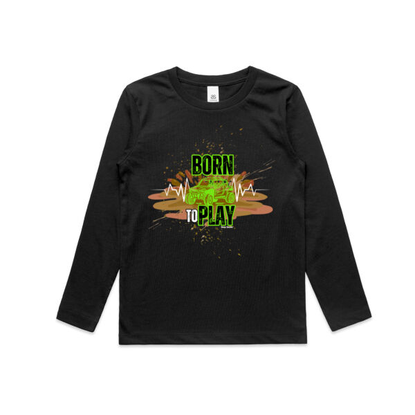 Born to Play Gone Gecko - AS Colour Kids Longsleeve Tee Thumbnail